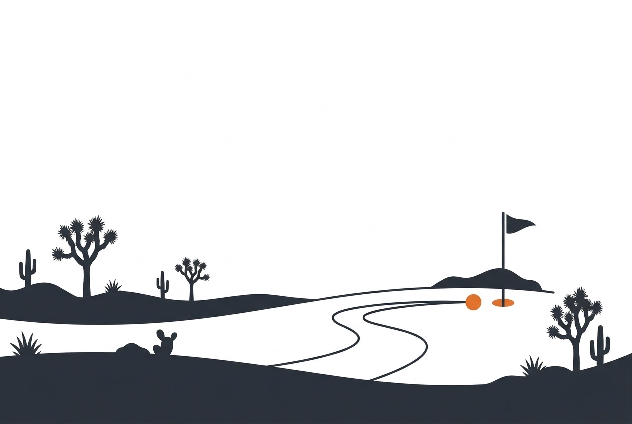 Professional header image for list-based article: Golf Courses Near Apple Valley, CA: What to Know Before Y...